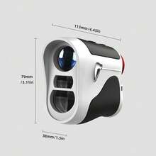 REVASRI 6x Magnification Golf Rangefinder, 1050 Yards, Y/M/F Three Unit Conversion With Angle Switch, Flag Lock Vibration, Accurate Golf Slope Compensated Distances, Battery Operated For Tournament And Training Golfers - White - View 8