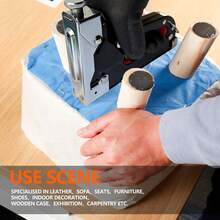 重型订书钉 8/10/12 毫米（0.31/0.39/0.47 英寸）- 1000 件/3000 件高品质 - 适用于重型订书机、木工、家具、DIY 项目 - 銀色 - 查看 6