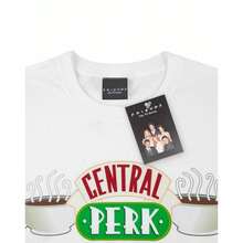 Vanilla Underground X Friends Mens White Short Sleeved T-Shirt | Friends Product | Officially Licensed Merch - White - View 5