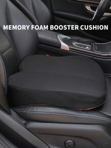 Adult Booster Car Seat Cushion, Wedge Memory Foam Pad For Driving Seat, Effectively Increase Height By 3.94 Inch, Car Travel Accessories For Long Trips