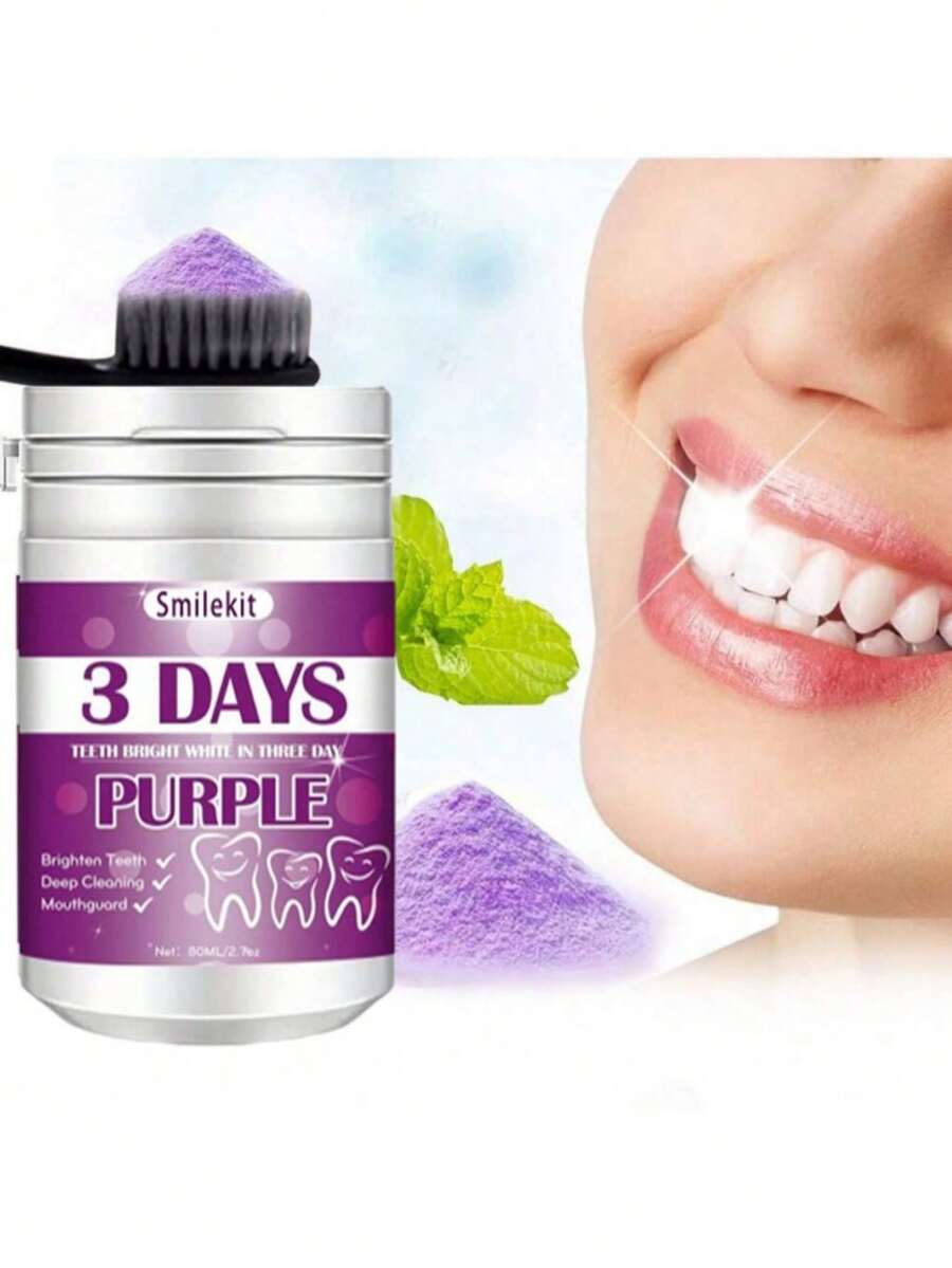 3 Day Tooth Powder For Tartar Control, Mint Flavor Basic Clean ...
