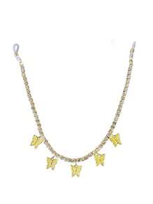 1 Pc Butterfly Nipple Chain Non Piercing Body Jewellry Ring Rhinestone Sexy Bra Bikini Rave Chest Chain Accesorries Necklace Handmade