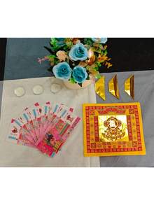 100张/包祖先钱、招财纸、美元供奉物品、精神钱、祈求天地、冥币、玉皇纸币，用于祭拜、葬礼和精神联系 - 彩色 - 查看 7