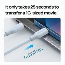 anker A866 Apple MFi Certified, Bend-Resistant Charging Cable, Break-Resistant And Durable, Does Not Damage The Battery, Fast Charging Cable