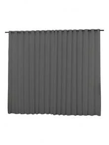 Roma Curtain For Children's Baby Room Semi Blackout Oxford Fabric Plain Various Colors 3.00 X 1.80 Boy Girl - 灰色 - 查看 2