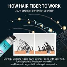 SEVICH Hair Fiber Spray - Instant Hair Thickening Powder For Men & Women, Hair Building Fibers For Thinning Hair, Root Touch Up Hair Color, Waterproof, Sweatproof, Natural Look,120ml Dark Brown Friend's Gift - 黑色120ML - 查看 5