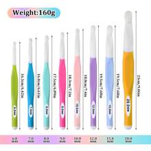 4件/8件套 ABS 钩头+TPR 手柄 8.0-15.0mm/6.0-20.0mm 钩针套装 - 8pcs/套 - 查看 13
