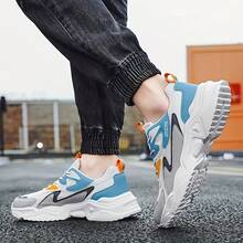 Men Casual Athletic Shoes - 黑色 - 查看 9