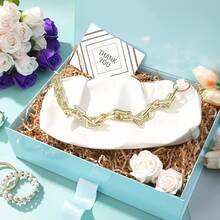 GRÜNE BOHNEN Große Geschenkbox mit Deckel für Geschenke 13x9,7x3,4 Zoll, rote magnetische Geschenkbox mit Schleife, Brautjungfernvorschlag Box (glänzend rot)