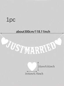 1 paquete, 2 piezas Sr. y Sra., decoración vintage de boda para sala de bodas, bandera de tiro blanca, flor de tiro vintage, pancarta de casados, bandera de papel, accesorios de cabina fotográfica, letrero, guirnalda para parejas adultas, decoración de escena interior y exterior, decoración de pared para boda, fiesta de verano en la playa - Blanco - Ver 11