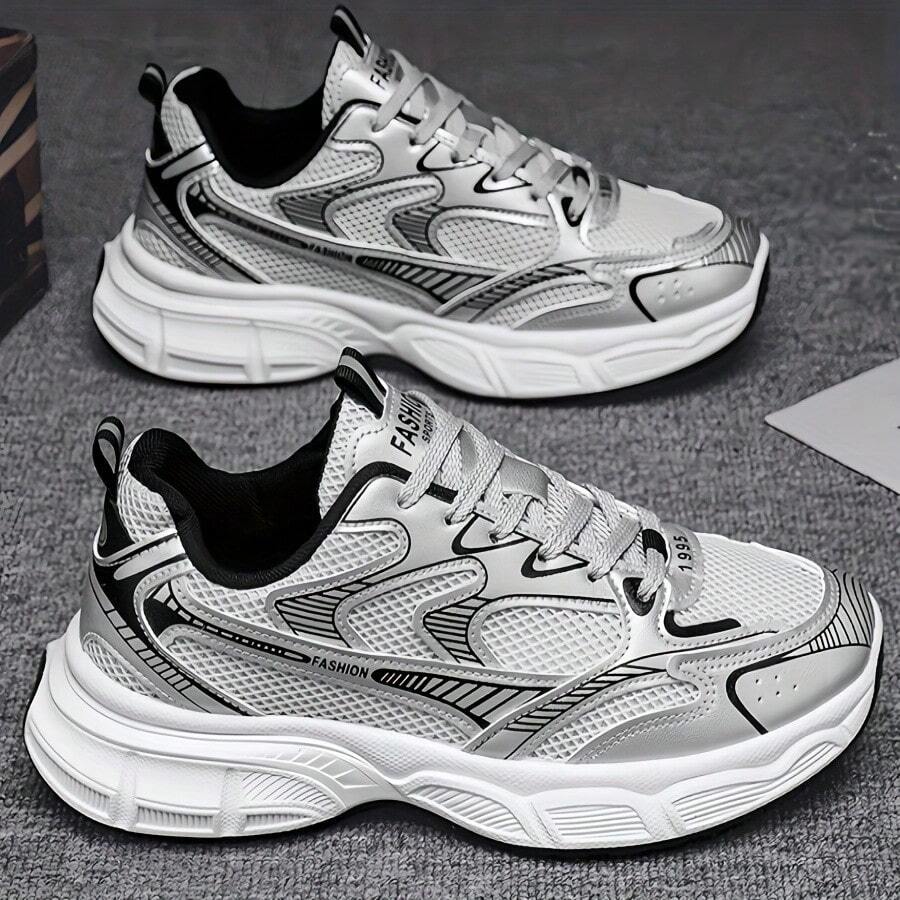 Men Casual Athletic Shoes - 白色 - 查看 1