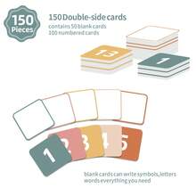 1pc Pocket Student Number Hanging Bag, Oxford Cloth Number Hanging Bag With Double-Sided Number Cards, Suitable For Classroom, Home Counting And Classroom Interactive Teaching, Such As Numbers, Math Calculations And Creating Your Own Words And Sentences With Letters,School Supplies,Back To School - Multicolor - View 5