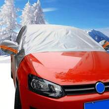 Frost Shield Car Windscreen Cover Snow Ice Protection Winter Window Guard Screen - Silver - View 4