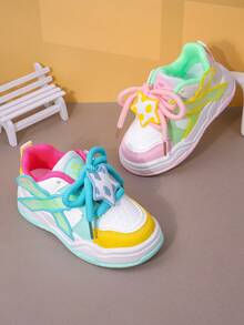 Nuevos zapatos de canvas para niños de verano, zapatos casuales de moda para niñas, tenis deportivos simples y de uso diario para bebés, estudiantes universitarios, blancos - Multicolor - Ver 7