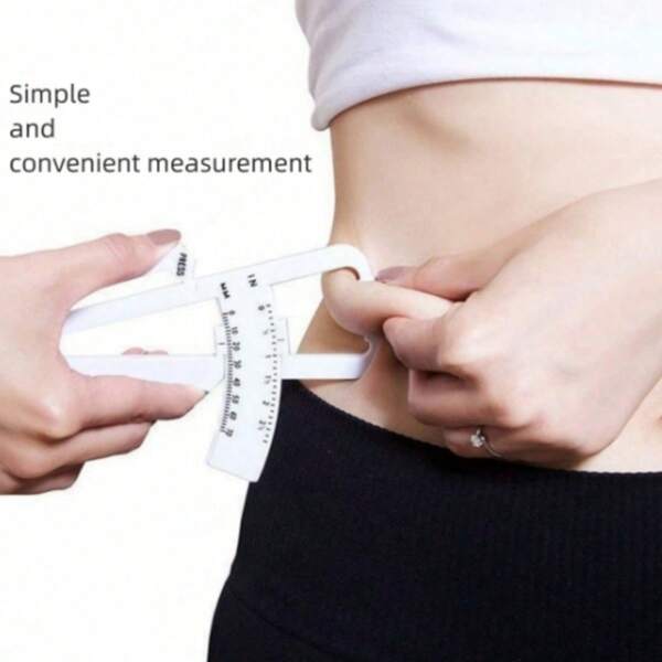 1 Set Of 5pcs: Fat Caliper, Fat Clip, Fat Pliers, Skin Fold Caliper, Skin Fold Meter.