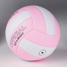 Size 5 Volleyball, Made Of PVC Material, Suitable For Indoor/Outdoor Or Backyard Use, Training And Competition. It Has A Durable Butyl Air Bladder And Machine Stitching.