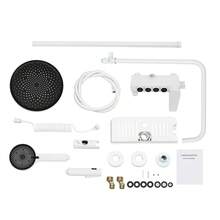 Shower Faucet White Mixed Faucet Shower Set Rain Shower Head Hand Shower Shower System - White - View 3