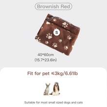 بطانية للحيوانات الأليفة من الكلاب والقطط ، ناعمة الملمس، بطانة شتوية،سرير حيوانات أليفة مريح، خفيف الوزن وقابل للتهوية، قابل للغسل.