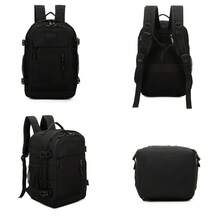 Ryanair Cabin Backpack 40x20x25cm (20L) | Waterproof Travel Backpack | Durable Carry-On | Hiking Backpack | School | Work - Green/Pink/Black/Navy/Grey/Beige - 黑色 - 查看 6