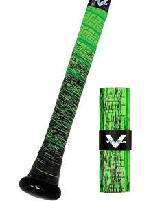 Vulcan - Empuñadura de murciélago de 0,50 mm, 1,00 mm, 1,75 mm, béisbol/sóftbol, Varios Colores - baba verde - Ver 2
