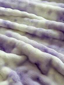 1 pièce Couverture en peluche en tissu éponge de couleur unie, convenant pour toutes les saisons, pour le lit, le canapé, la sieste au bureau, le pique-nique