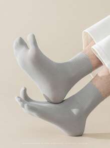 1/2/4 pares de calcetines ligeros hasta el tobillo con separador de dedos para hombre, transpirables y cómodos, para el verano