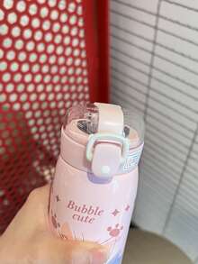 2025 Kids Vacuum Insulated Straw Bottle, Girls New Style Cup For School Use, Kindergarten Water Bottle