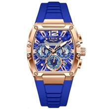 LIGE Relojes LIGE - Relojes cuadrados, de moda, casuales, de hombre, deportivos, regalos navideños, de fiesta, regalos de graduación