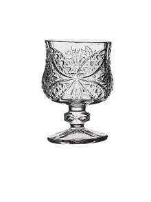 12/6/4/2/1pcs Diamond/Butterfly Pattern 40ml Stemmed Glass Cups, Transparent And Refractive, High-Aesthetic Mini One-Sip Cups, Tall Stem Design Prevents Excessive Drinking - Clear - View 2