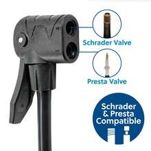 Concord Deluxe Floor Pump With Digital Gauge, 140 PSI, Schrader And Presta Compatible - 1 - View 4