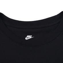 Nike 女士 AS W NSW CLUB SS TEE HBR MD 短袖 T 恤，针织圆领，THV5003-010 - 黑色 - 查看 3