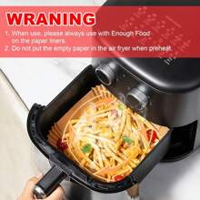 50/100pcs Air Fryer(Round/Square)Disposable Paper Liners Square, Kitchen Accessories,Non-Stick Parchment Paper, Air Fryer Accessories, Oil Proof & Water Proof, Paper Liner For Baking Roasting Microwave Oven. Home And Living New In. Cooking Utensils.
