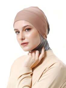 1pc Middle Eastern/Arabic Dubai/Turkish Classic Simple Solid Color Soft Breathable Elastic Wide-Banded Absorbent Anti-Slip Multifunctional Headband For Sports, Yoga, Makeup And Daily Wear
