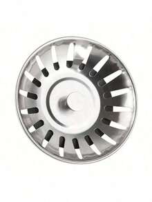 1pc Stainless Steel Kitchen Sink Drain Strainer, Bathroom Hair Catcher, Sink Filter, Drain Stopper, Kitchen Tool Kitchen Items Kitchen Accessories Kitchen Tools