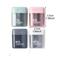 One Piece Pencil Sharpener, Single Hole Advanced Student Pencil Sharpener, And One Pencil Sharpener+Eraser Are Essential Stationery Items For Returning To School. They Are Sharp, Durable, Easy To Clean, Come With A Cover To Prevent Clutter, And Have A Compact Design. They Are Suitable For Desktop Stationery In Offices And Homes, As Well As Simple And Stylish Morning Light Pencil Sharpeners And Single Hole Primary School Manual Pencil Sharpeners