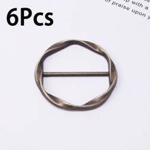 1/2/6 Stücke Damen Zinklegierung einfache geometrische Spiral-Schalbrosche