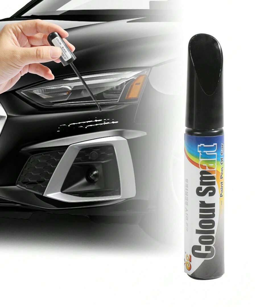 Car Scratch Repair Kit |   Red Touch-Up Paint Pen + Remover Paint Scratch Repair Tool Universal For Deep And Shallow Scratches Auto Parts No Polishing Touch-Up Tool - Silver - View 1