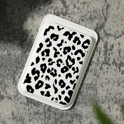 Magnetic PU Leather Card Bag Personality Pattern Cartoon Text Cute Mini  Wallet For Magnetic Artificial Leather Wallet Phone Case For Iphone 16 Pro Max, 15/14 PLUS, 13/12/11 Pro   Galaxy S25 Edge S24FE S23Plus S22 ULTRA+