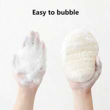 1件套三件套天然丝瓜络长款浴巾 - 温和去角质，深层清洁全身。复活节家居浴室装饰秋季装饰的最佳礼物之选 - 彩色 - 查看 6