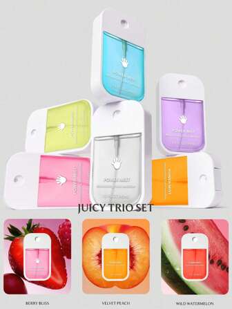 6pcs/3pcs/1pc 45ml Various Scents Of Water-Free Hand Sanitizer, Hyaluronic Acid Spray Hand Sanitizer Fragrance Spray Sand Sanitizer, Portable Travel Hand Sanitizer Two Printing Appearances Will Be Shipped Randomly.