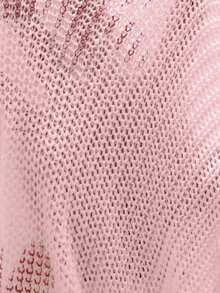 كنزة صوفية كاجوال فضفاضة بطباعة زهرية قابلة للسحب