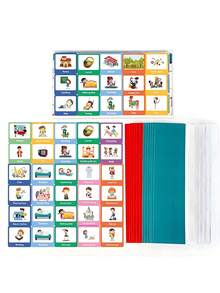 60 piezas Tarjetas de programación visual, Tarjetas de símbolos de tareas de rutina diaria, Adecuado para pared de niños, aula, escuela en casa, planificador semanal, Incluye iconos de actividad de hora de acostarse de día y noche, Tarjetas de vocabulario para niños pequeños, Para programar y mantener el orden, Mejorar el sentido del tiempo de los niños, Materiales de aprendizaje para autismo, Herramienta TDAH - Albaricoque - Ver 6