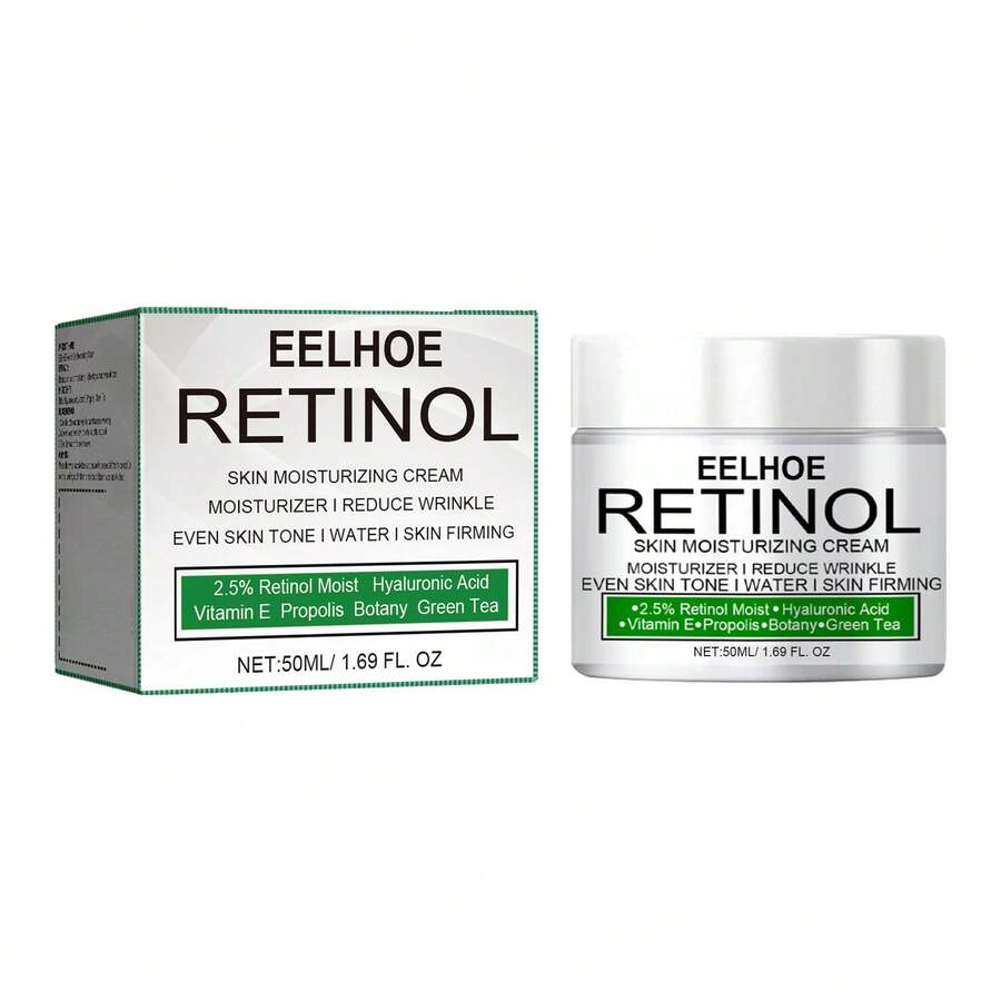 EELHOE Retinol Skin Moisturizing Cream, Nourishing,Softening Skin,Fade Fine Lines,Dullness & Dark Spots,Even Out Skin Tone - trắng - Xem 1