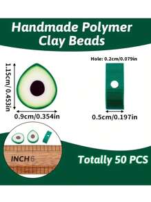 480pcs Clay Bead DIY Crafts Colorful Beading Necklace, Earring, Keychain Design Art Creative Gift Set, Ideal For Graduation, Birthday, Halloween Handmade DIY