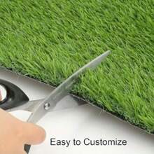 12"X12" Artificial Grass Mat - High Quality PE Synthetic Lawn Tile, UV-Resistant, Weather-Proof, Easy To Cut & Clean With Drainage Holes, Suitable For Patio, Balcony, Party Decor, DIY, Dog Training, Wedding & Holiday Events, Outdoor High-Quality Yard Decor, Nesting Box