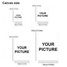 1 Pc, Custom Photo, Polished Plexiglass Wooden Frame,Customize Your Wedding Commemoration, Precious Memories,Personalized Canvas Printed Poster Art, Perfect For Families, Couples, Pets' Memories, And A Perfect Gift For Anniversaries
