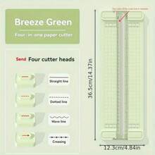 1 pieza Cortador de papel A3, herramienta portátil de corte de fotos, destructora de papel mini, cortador de papel con esquinas redondas, herramientas de corte