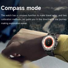 GUHUAVMI 2025 New Men's Outdoor Rugged Smart Watch GT4 Pro, 1.53'' HD Screen, Bluetooth Call, NFC Access Control, Fitness Tracker With Pedometer, Heart Rate Sleep Monitoring Smart Watch Compatible With Android IOS