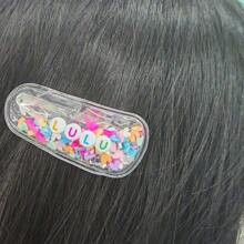 1pc Personalized Hair Clip / Customized Headband / Shiny Cute Headband / Headband / Rainbow Hair Clip / Girl Hair Clip, Back To School Gift, Birthday Gift