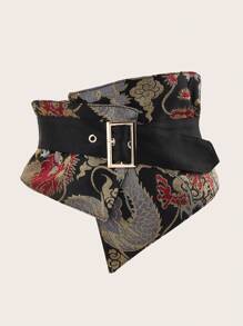 Women's Waist Cincher Wide Elastic Waist Belt, Fashion And Versatile